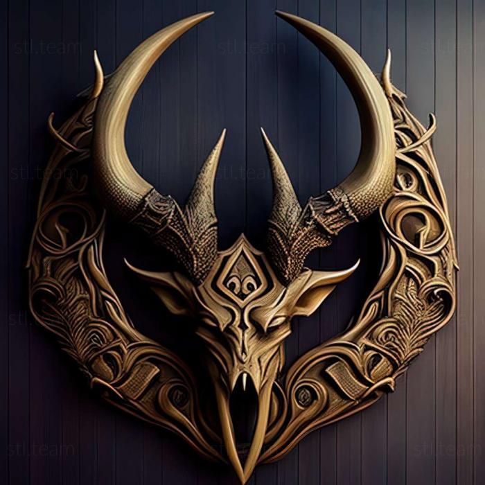 3D модель Гра The Elder Scrolls Online Horns of the Reach (STL)
